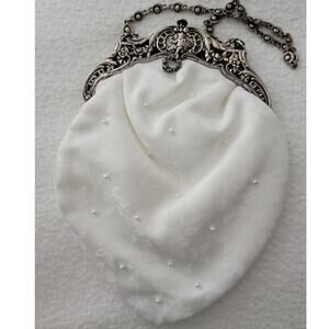 Antique Purse Sterling Gorham Bridal Lux Old Money Cherub